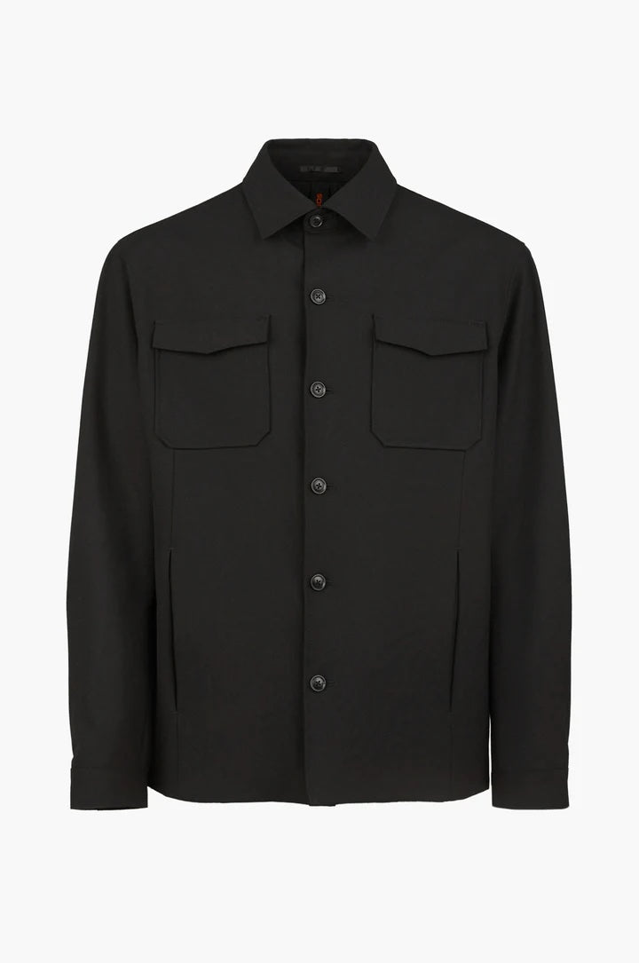 Giacca camicia coordinata Sorbino nera