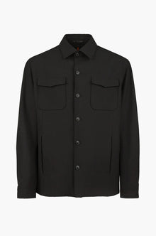 Giacca camicia coordinata Sorbino nera