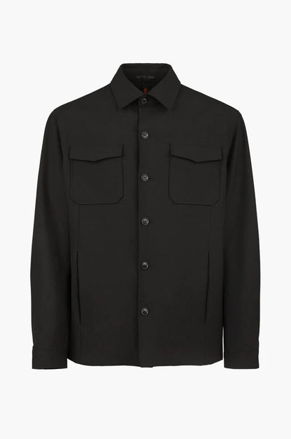 Giacca camicia coordinata Sorbino nera