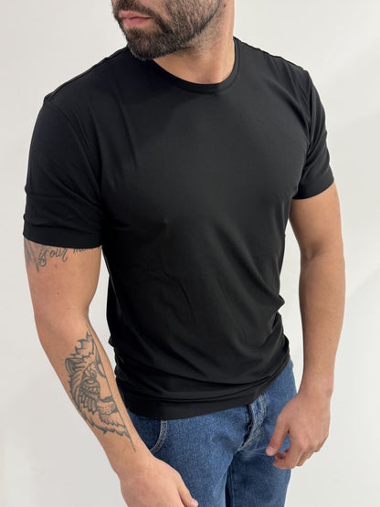 T-Shirt Nera Tecnica GIANNI LUPO