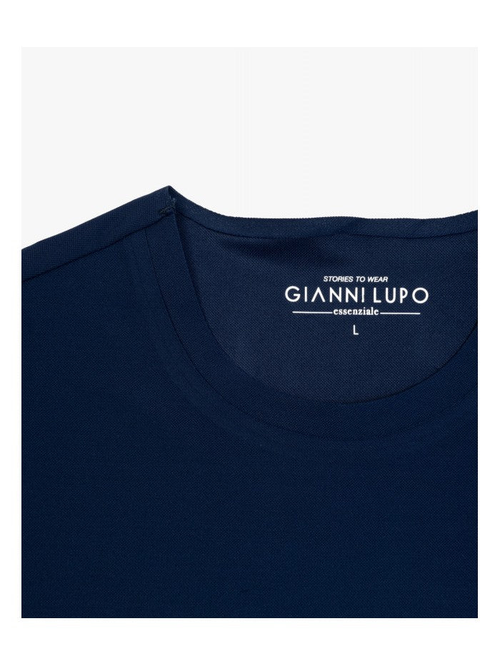 T-shirt Gianni Lupo Blu Navy