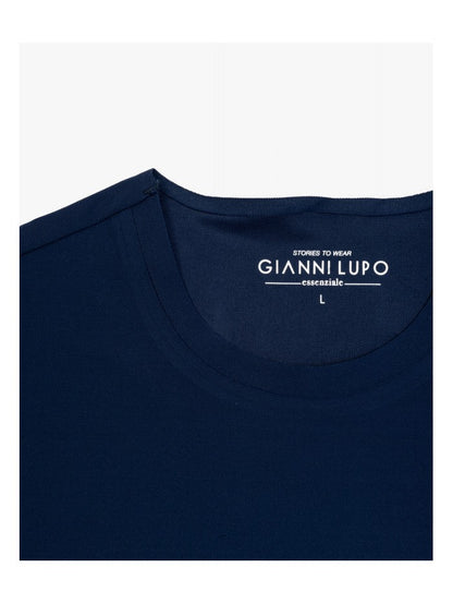T-shirt Gianni Lupo Blu Navy