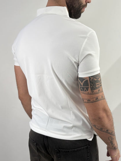 Polo athleisure super stretch white