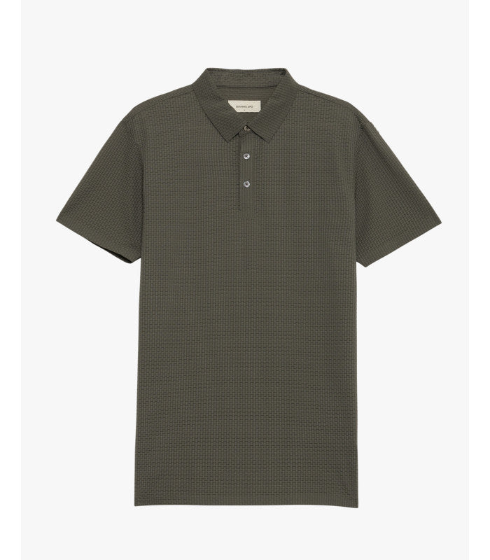 Polo athleisure con motivo 3D