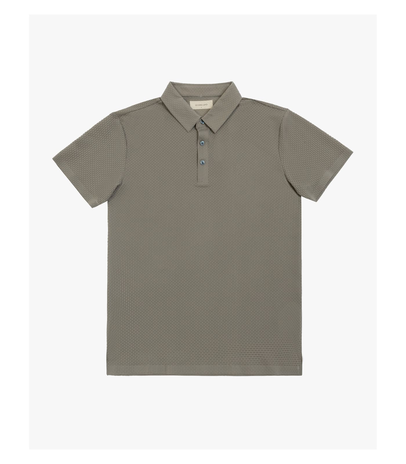 Polo athleisure con motivo 3D