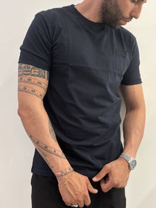T-shirt Basica con taschino in cotone Gianni Lupo