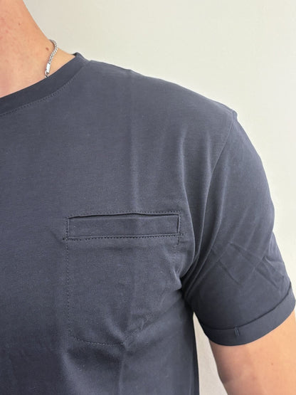 T-shirt Basica con taschino in cotone Gianni Lupo