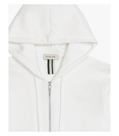 Felpa con zip e cappuccio