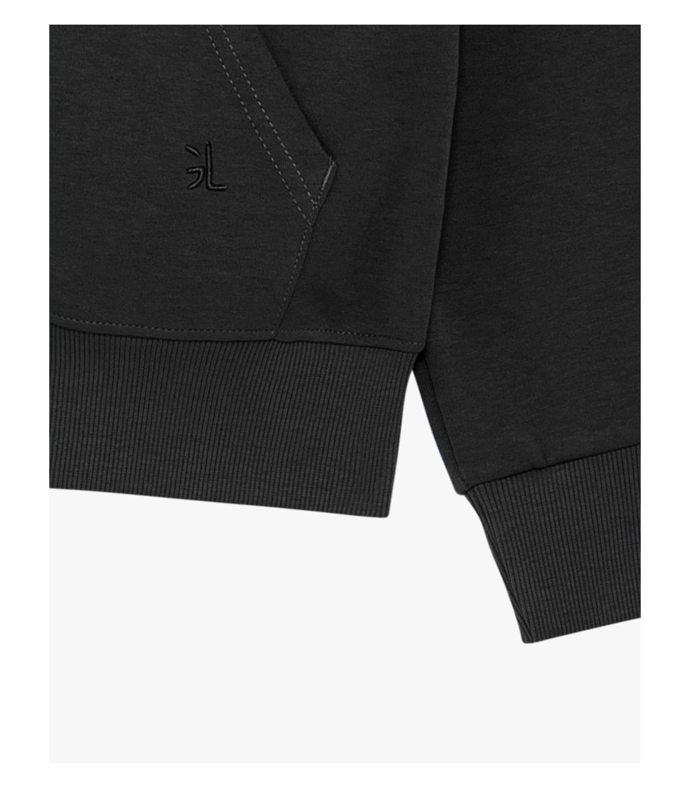 Felpa con zip e cappuccio