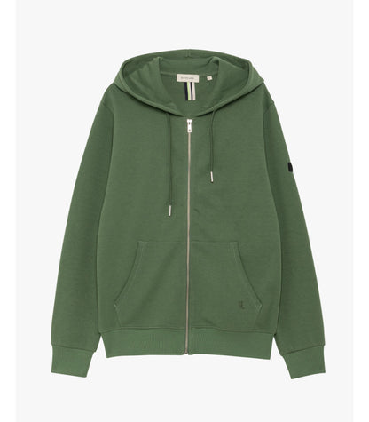 Felpa con zip e cappuccio