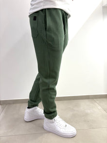 Joggers con logo ricamato