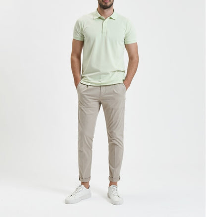 Polo in piquet con logo