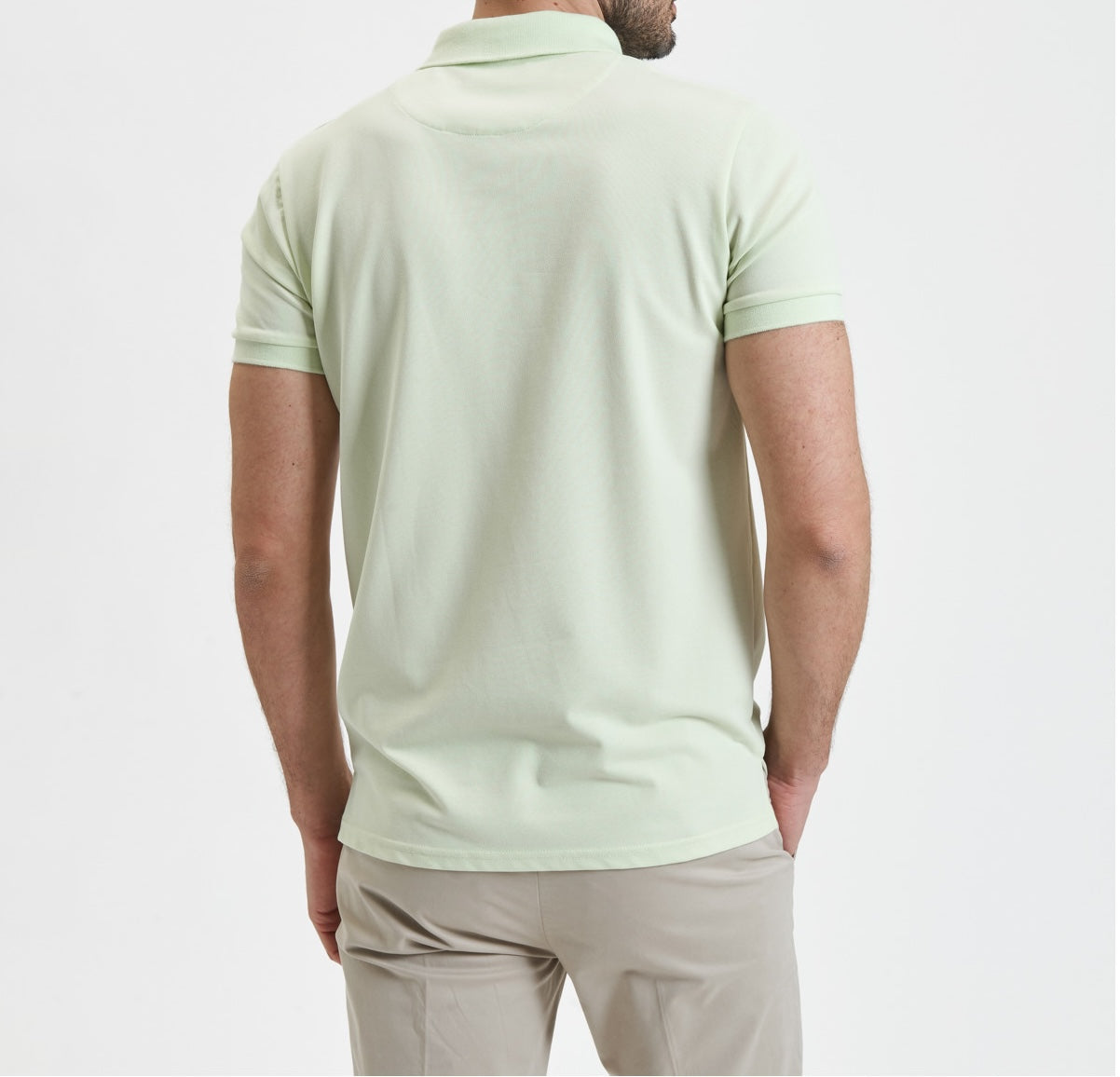 Polo in piquet con logo