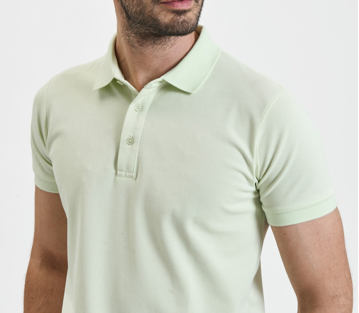 Polo in piquet con logo