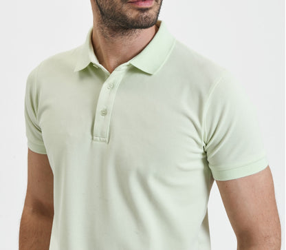 Polo in piquet con logo