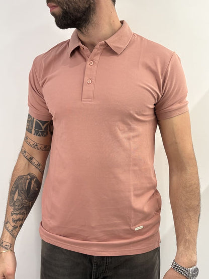 Polo in piquet con logo