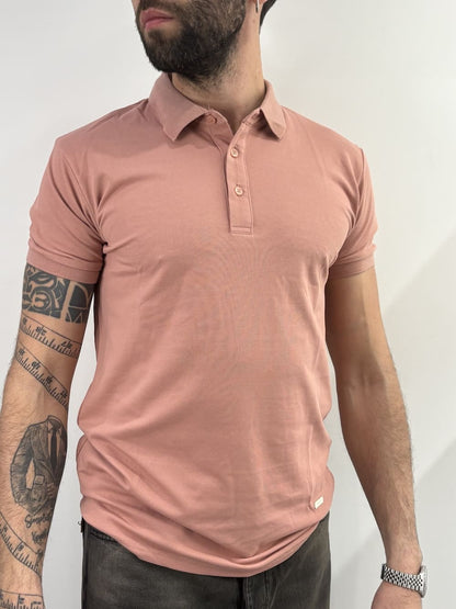 Polo in piquet con logo