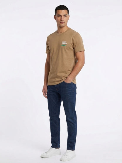 T-shirt in cotone semi over