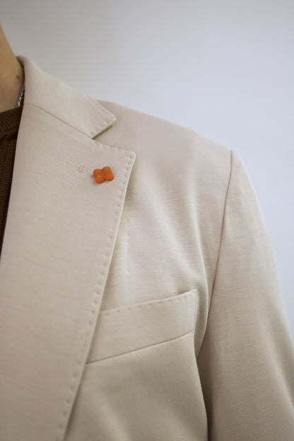 Giacca Gianni Lupo effetto melange beige