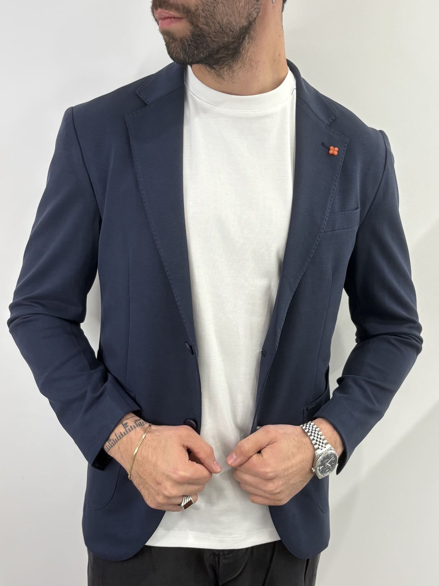 Giacca Gianni Lupo effetto melange