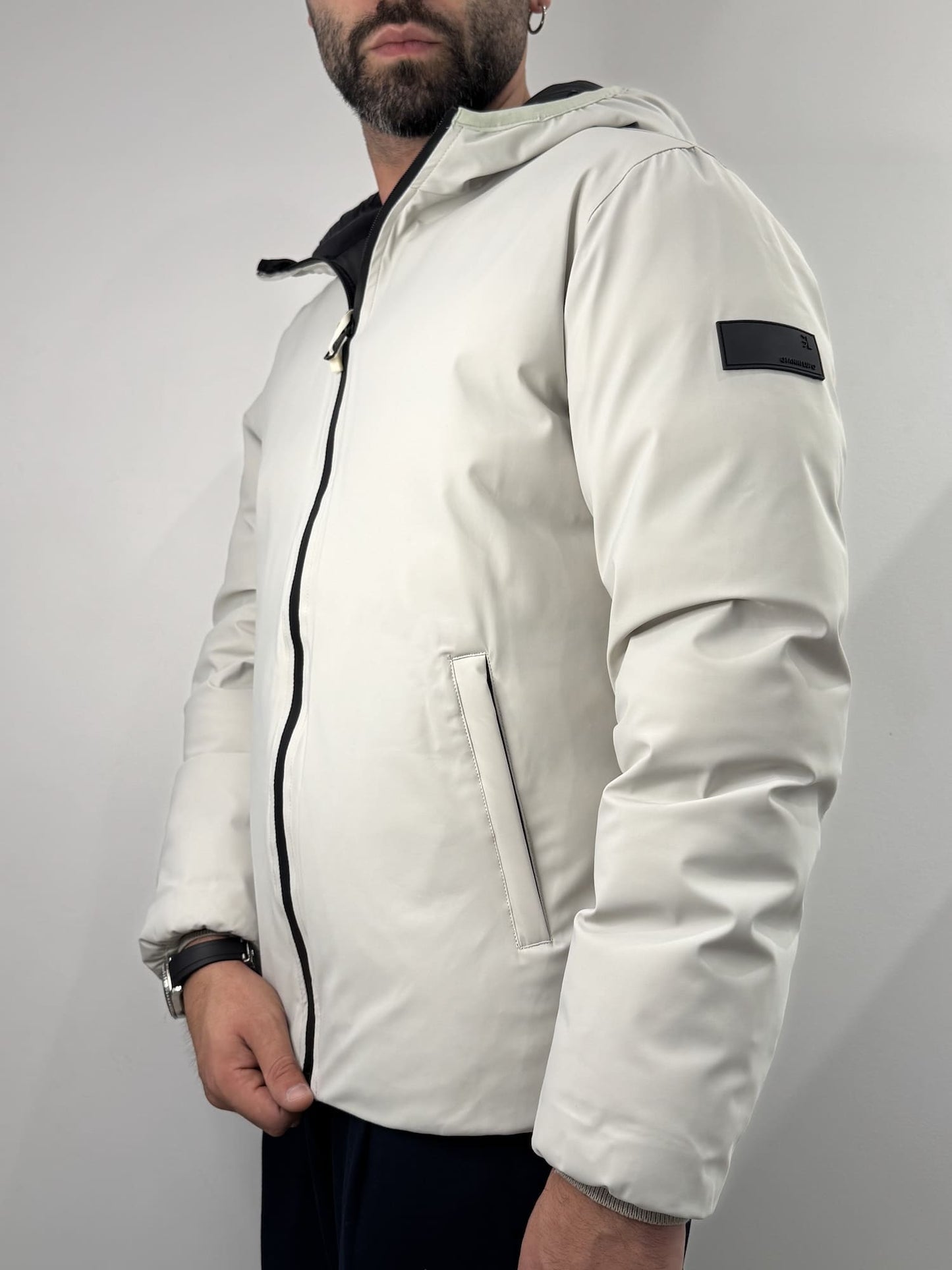 Giubbotto Gianni Lupo reversibile Ghiaccio