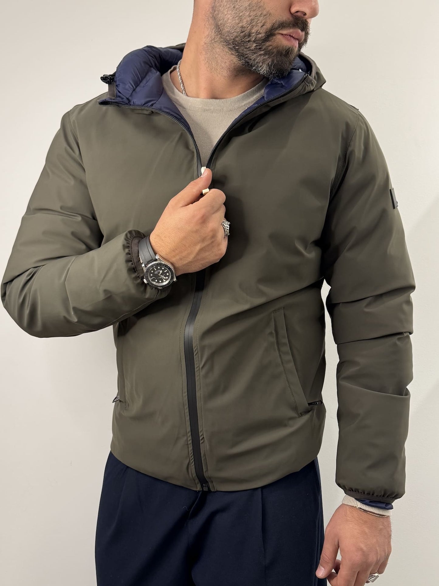 Giubbotto Gianni Lupo reversibile