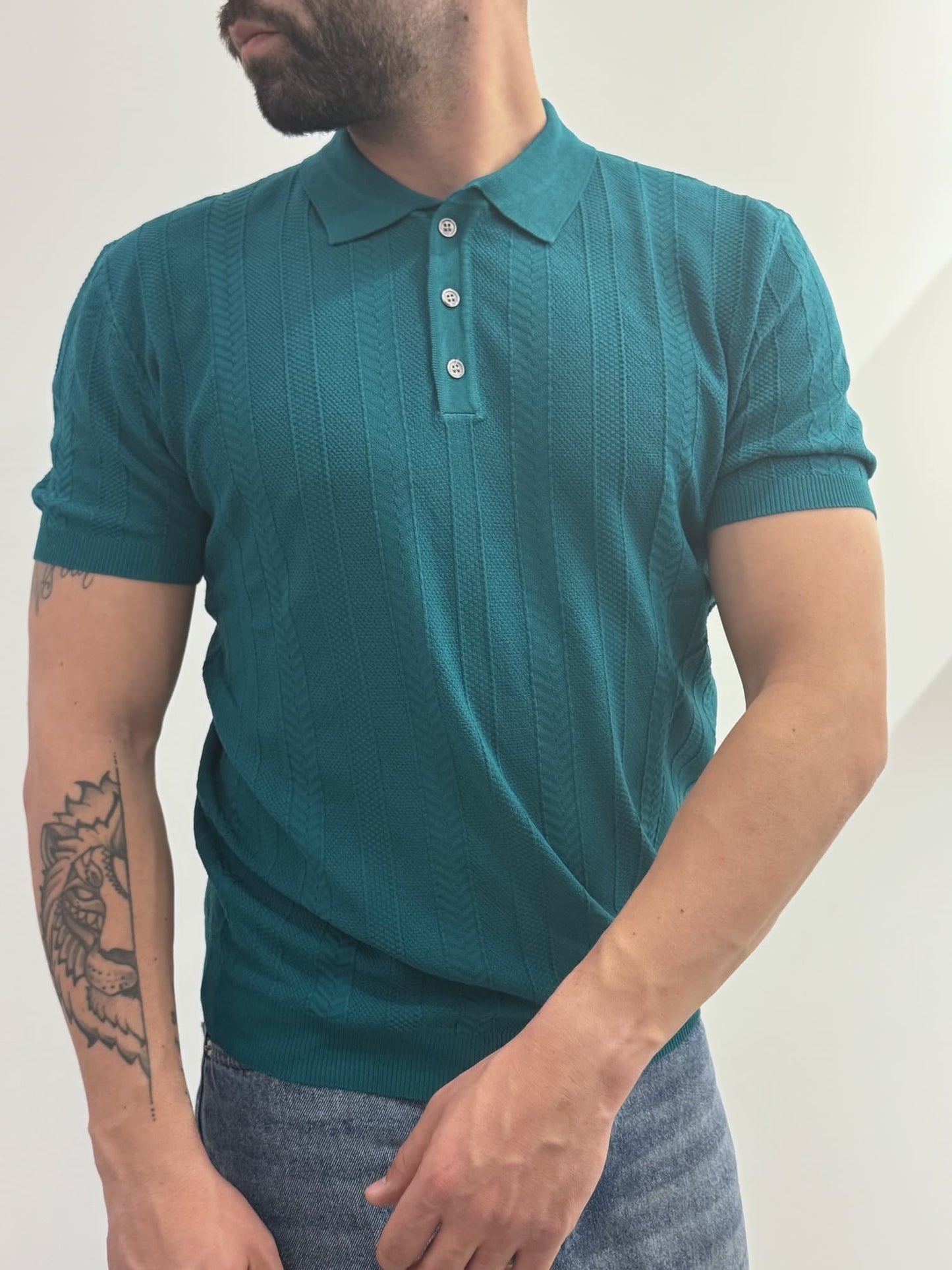 Polo in filo tramata