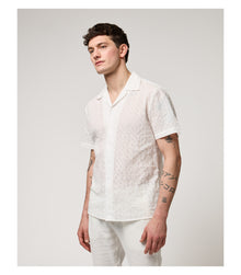 Camicia in pizzo sangallo