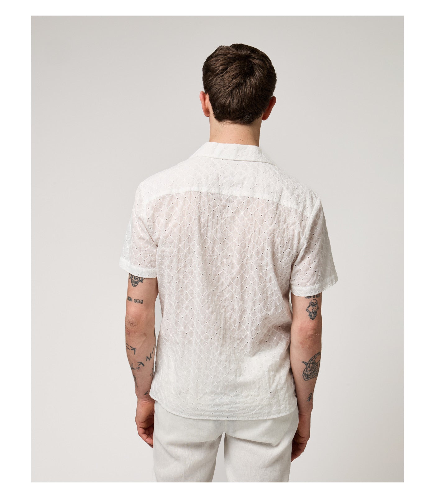 Camicia in pizzo sangallo