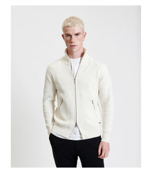 Cardigan in maglia con zip