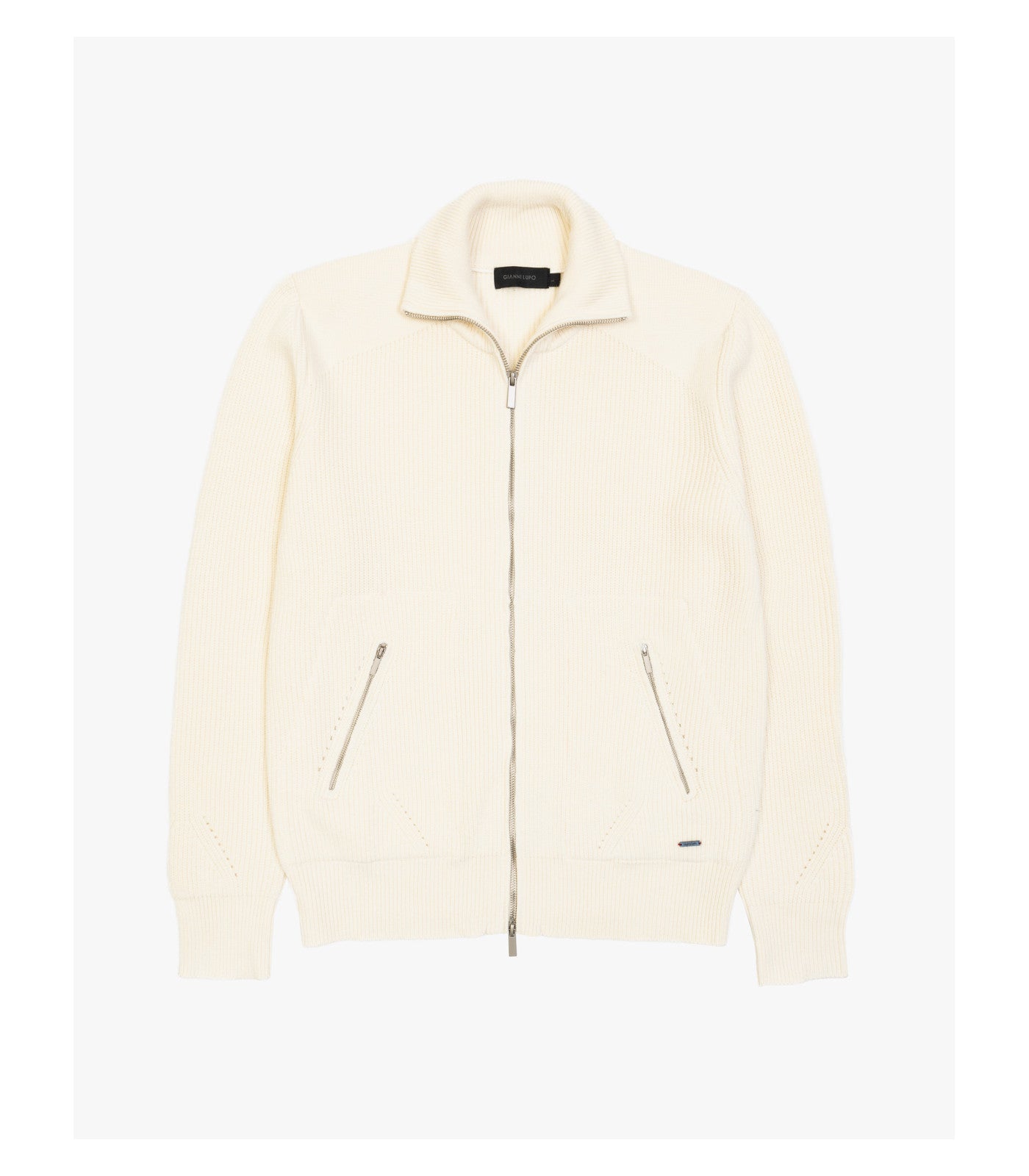 Cardigan in maglia con zip