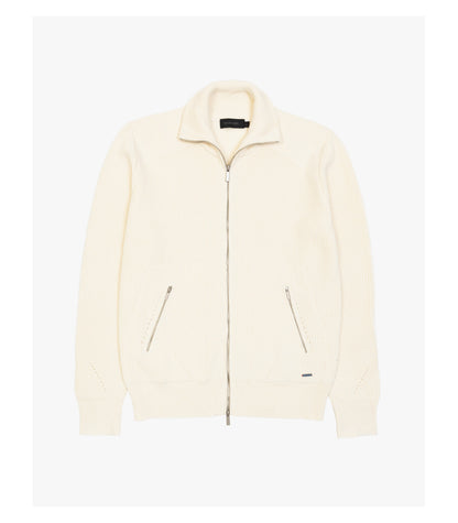 Cardigan in maglia con zip