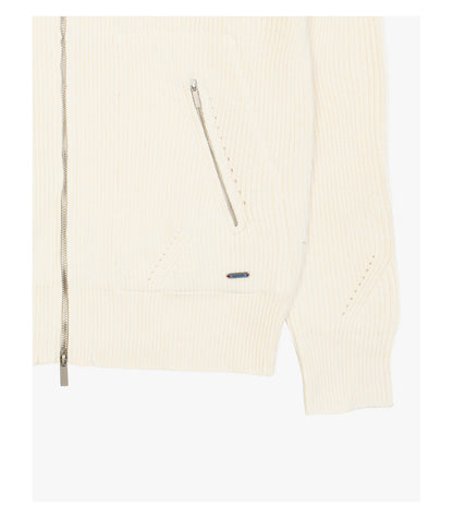 Cardigan in maglia con zip