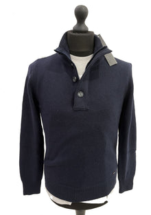 Cardigan Gianni Lupo con mezza zip