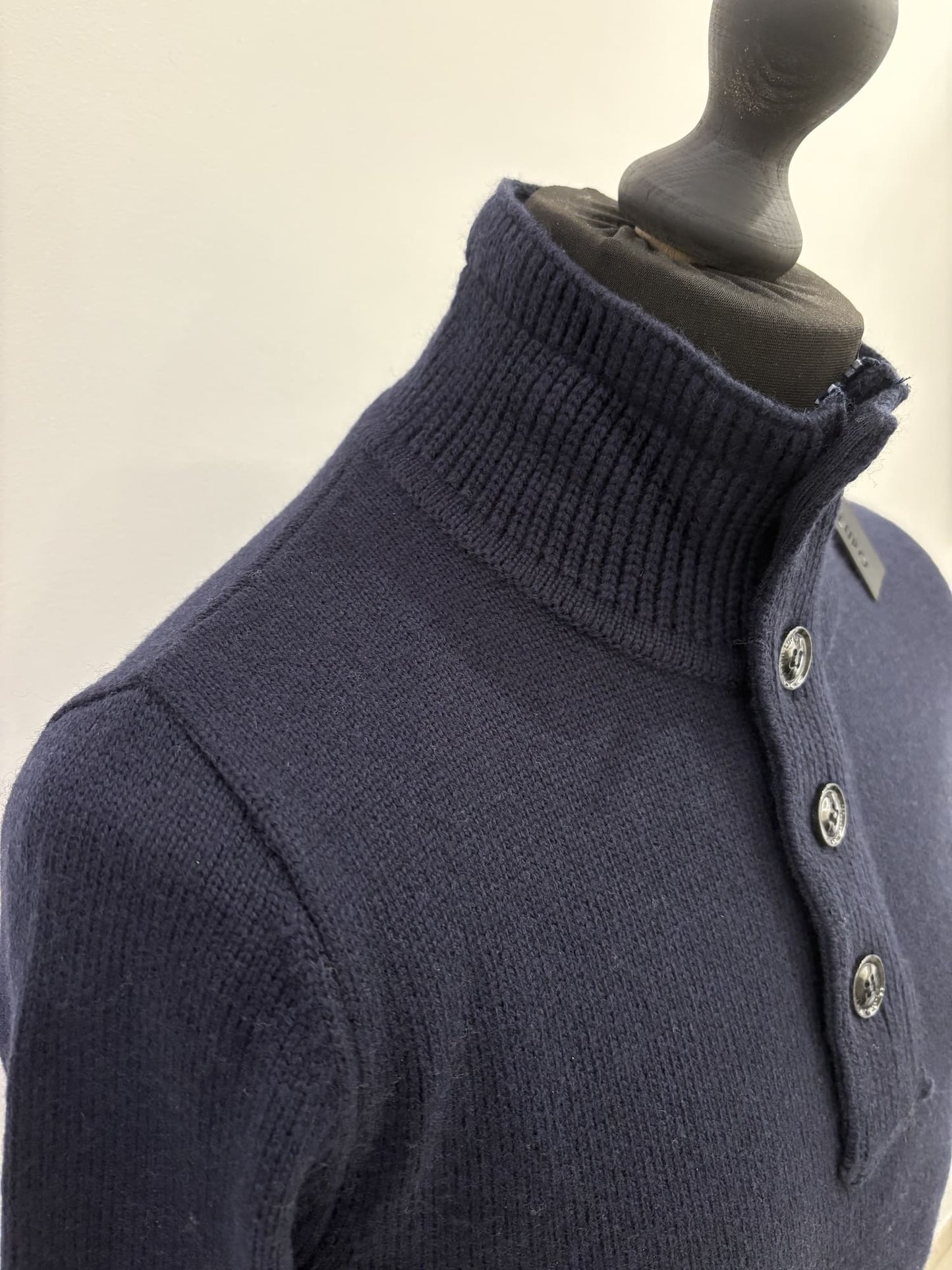 Cardigan Gianni Lupo con mezza zip