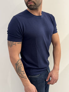 T-shirt in maglia texturizzata