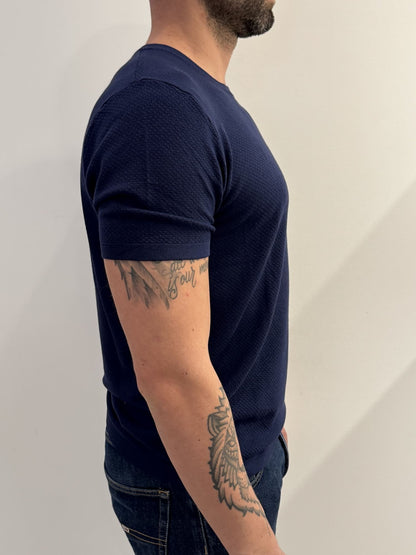 T-shirt in maglia texturizzata