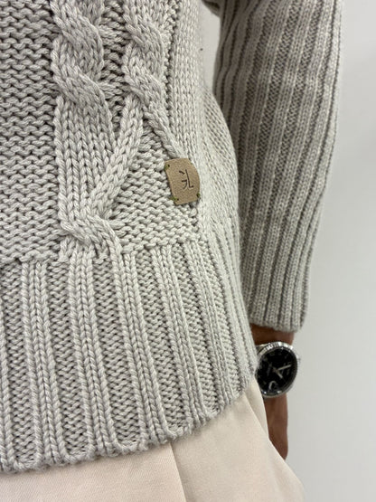Maglione intrecciato Gianni Lupo Ice
