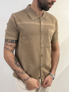 camicia manica corta traforata Gianni Lupo