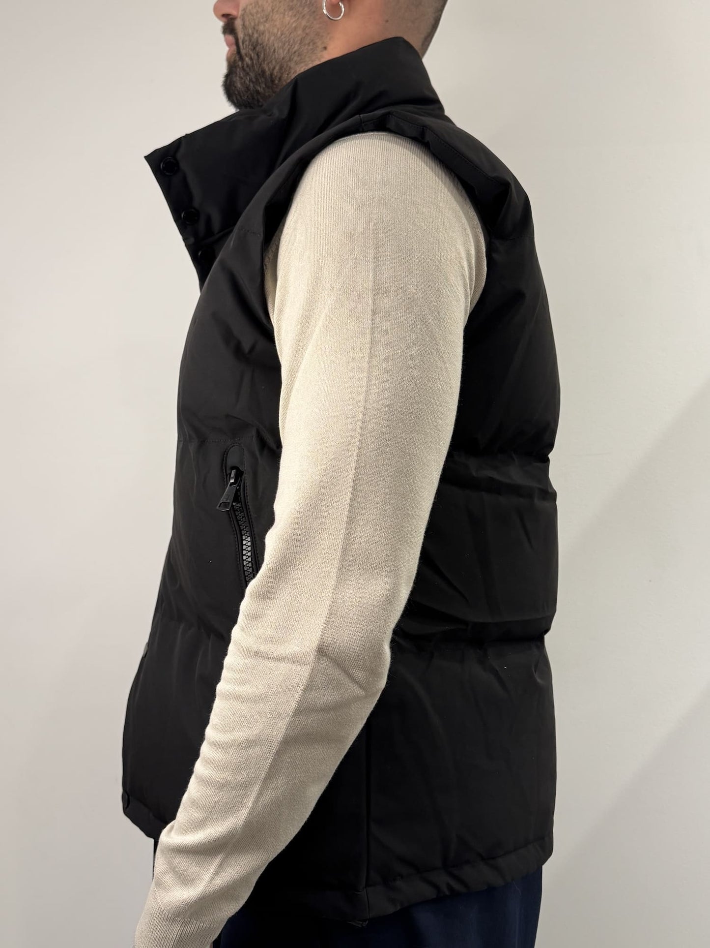 Gilet Piumino Gianni lupo Nero