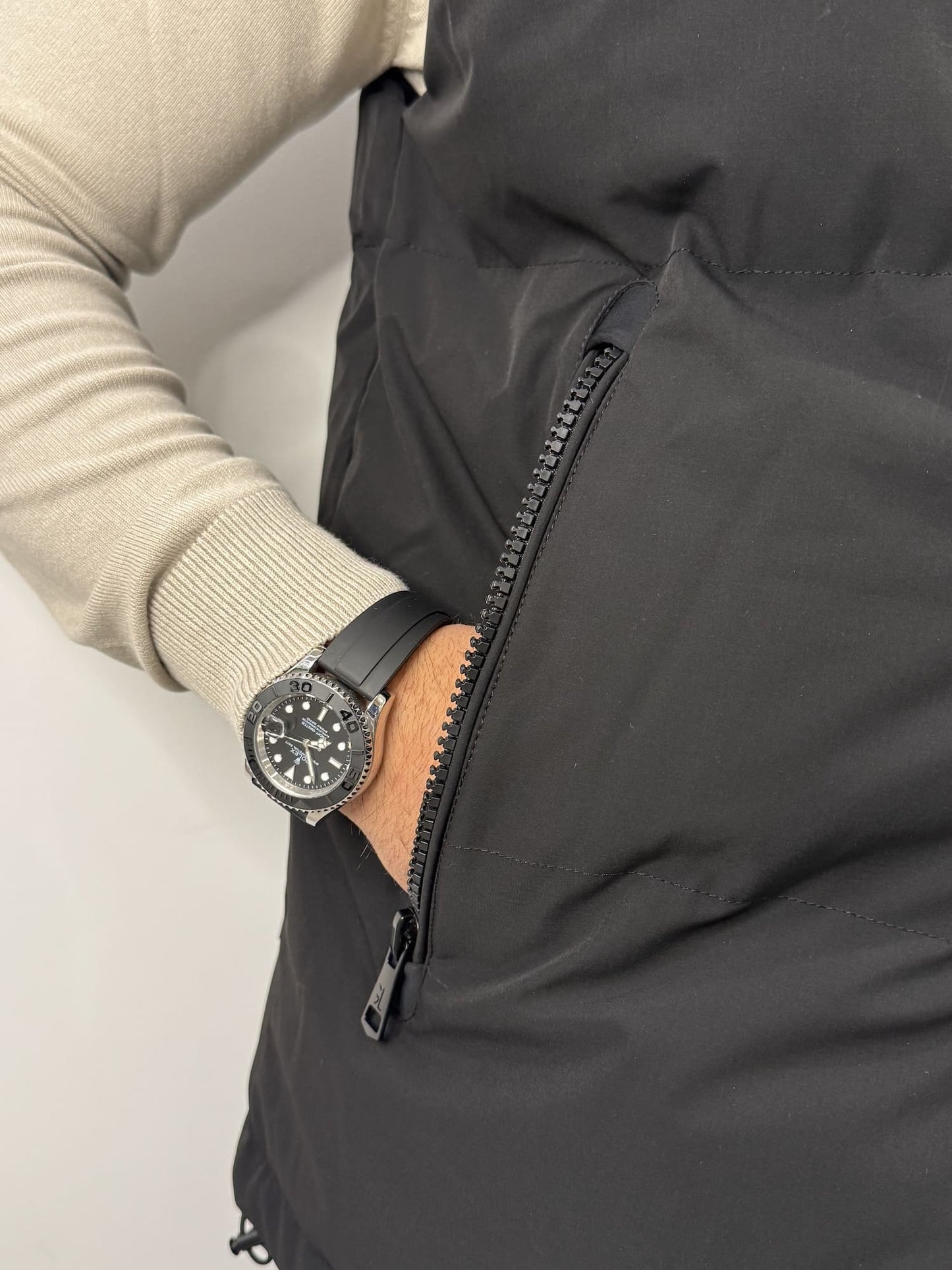 Gilet Piumino Gianni lupo Nero