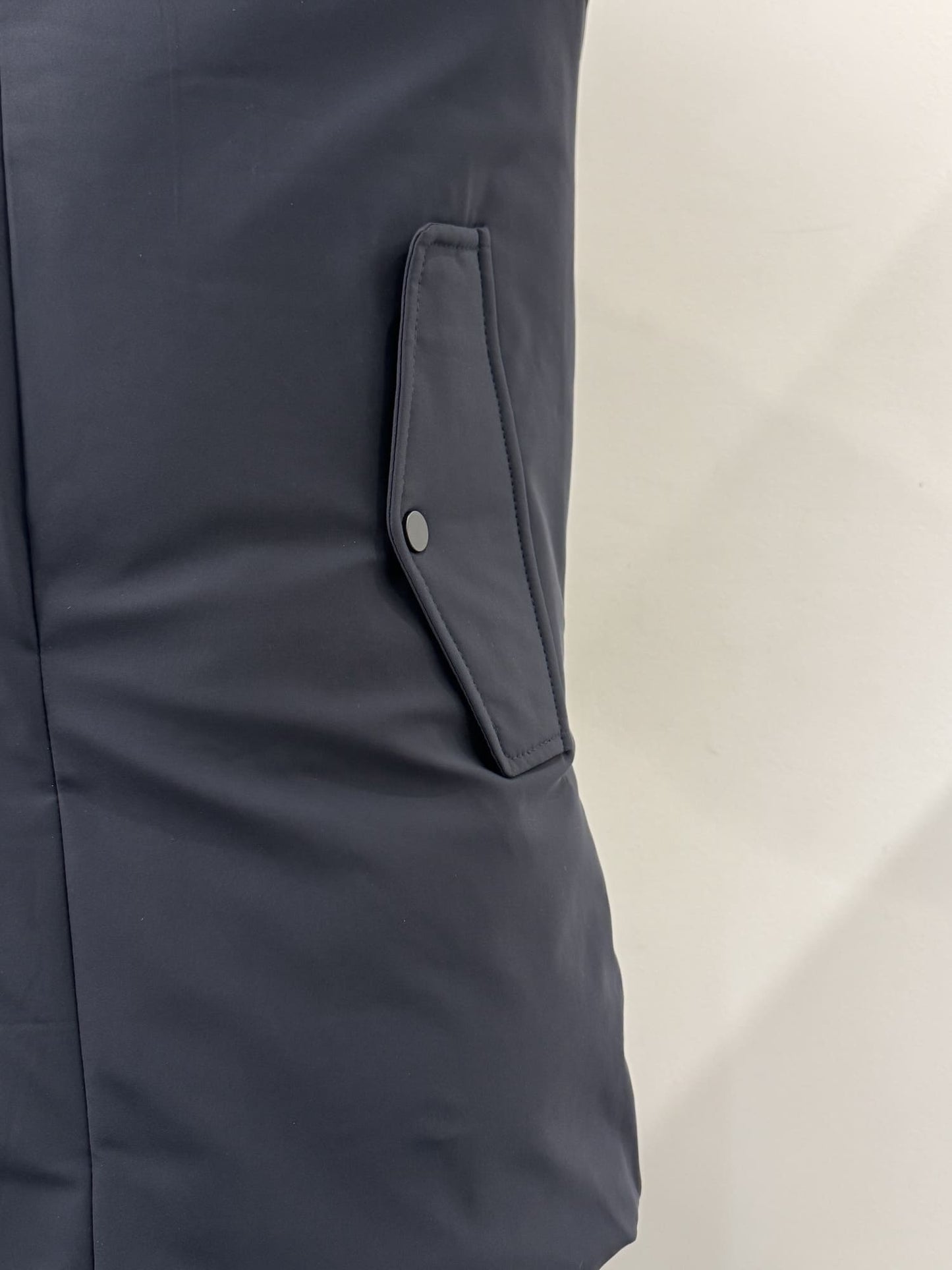 Giubbotto lungo Gianni Lupo Blu Navy