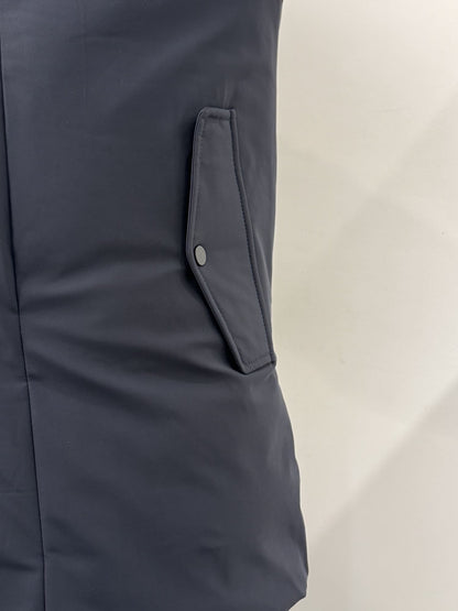 Giubbotto lungo Gianni Lupo Blu Navy