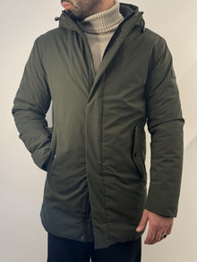 Giubbotto lungo Gianni Lupo verde