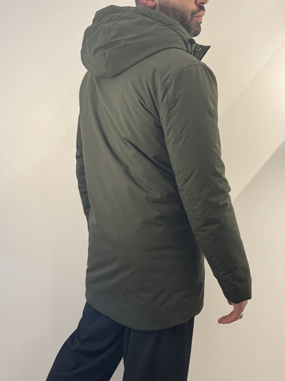 Giubbotto lungo Gianni Lupo verde