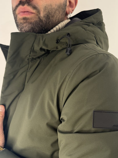 Giubbotto lungo Gianni Lupo verde