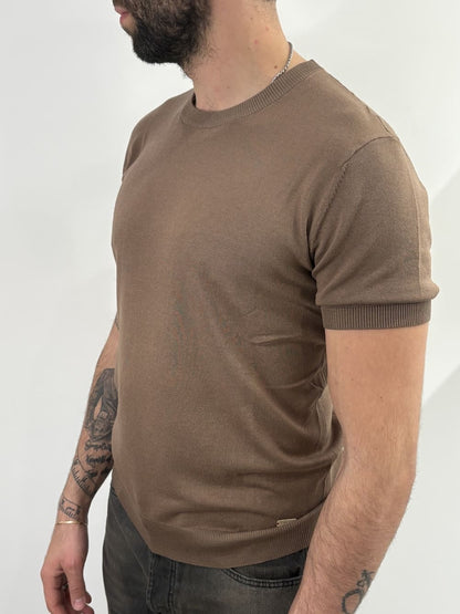 T-shirt Gianni Lupo Tobacco
