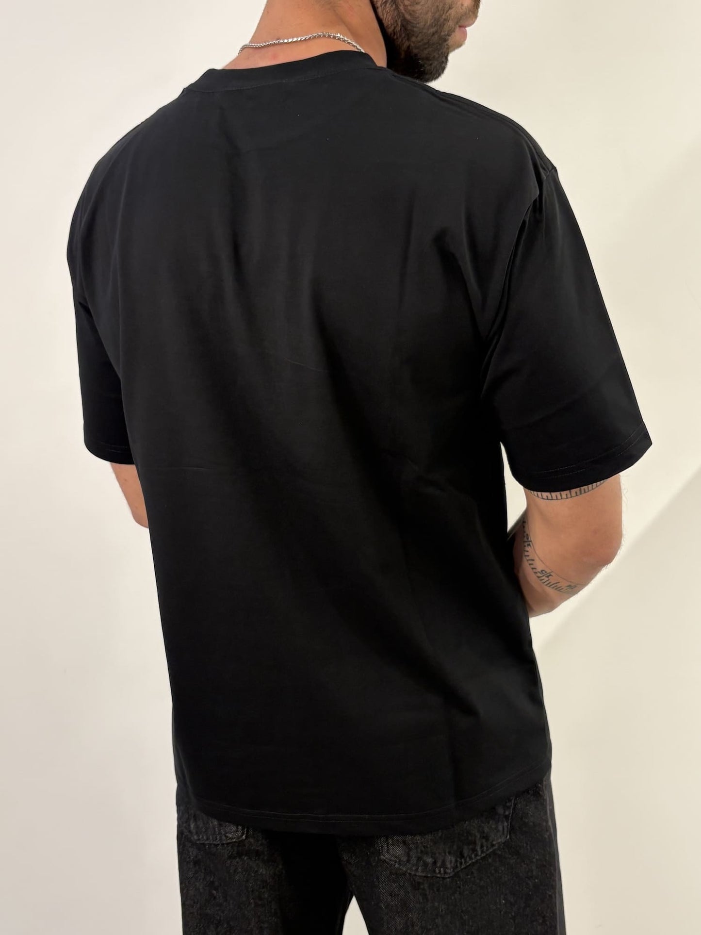 T-shirt cropped con stampa