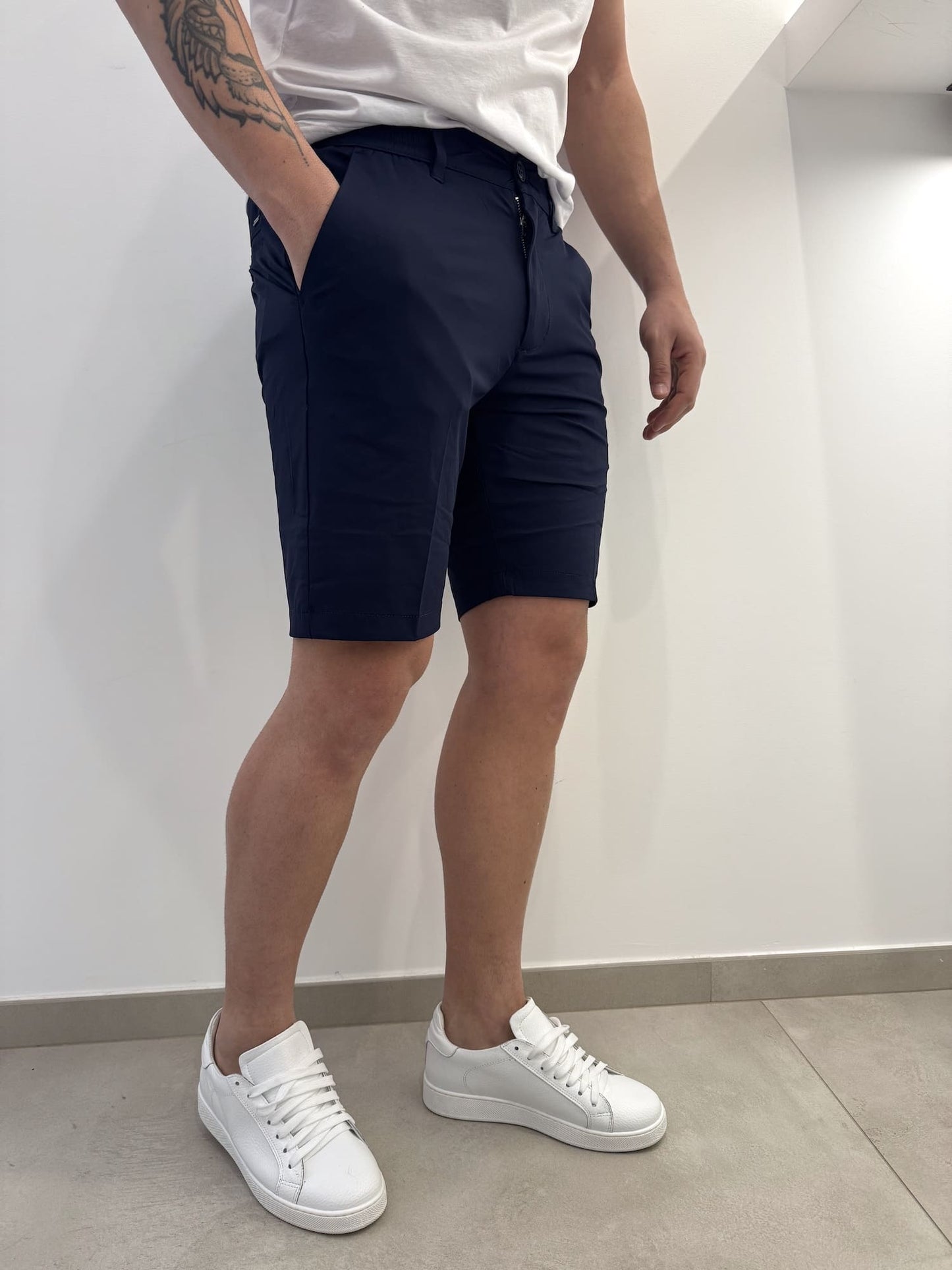 Bermuda tessuto tecnico bi-stretch