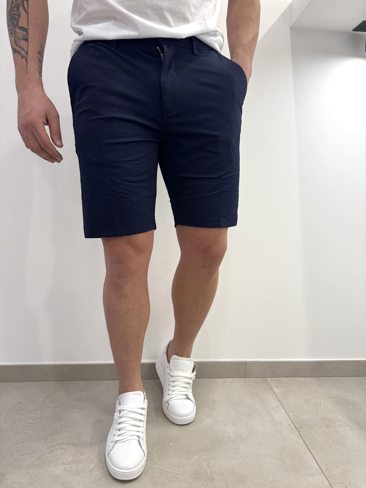 Bermuda tessuto tecnico bi-stretch